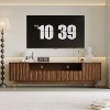 ATJafurn Walnut Entertainment Center Mid-Century Modern Living Room Furniture - 3 of 4