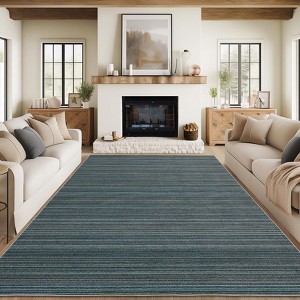 Washable Rugs Area Rugs for Living Room,Bedroom,Dining Room- Large Ultra Soft Faux Wool Retro Carpets - 1 of 4