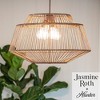 Hunter Fans 24.5" Brookhollow Pendant Ceiling Light Sable Rattan Finish - Bohemian Charm for Indoor Spaces - 4 of 4