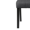 Acme Furniture 45" Kusa Dining Set Engineering Stone Top Black Finish: Rectangle, Seats 4, Wood Composite - 2 of 4