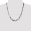 Black Bow Jewelry Mens 8.25mm Sterling Silver Square Solid Byzantine Necklace - 2 of 4