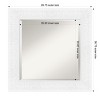Amanti Art Luxe Beveled Framed Bathroom Vanity Wall Mirror - 3 of 4