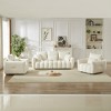 3 + 1 + 1-Seater Teddy Sofa Set with Wood Frame, Thick Cushions and 5 Pillows - 2 of 4