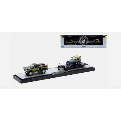 M2 MACHINES AUTO HAULERS 1978 DODGE CUSTOM 100 WARLOCK & 1944 JEEP MB