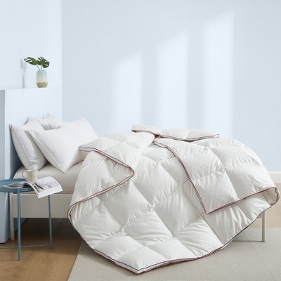 Peace Nest  All Season White Goose Feather Fiber and White Goose Down Comforter