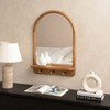 MH London Dante 29" x 20" Solid Wood Wall Mounted Accent Mirror - 2 of 4