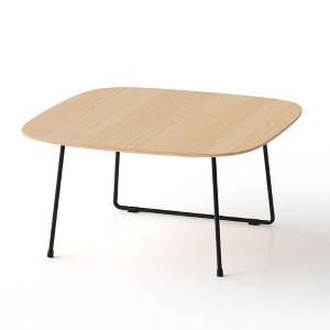 FONTOI End Table Round Coffee Table Modern Minimalist Table Stylish Living Room Centerpiece for Home or Apartment, Acacia Wood, 31.5"*21.65"*15.75" - 1 of 4