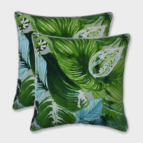 18 5 Lush Leaf Jungle Throw Pillows Green Pillow Perfect Target