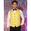 Lars Amadeus Men's Slim Fit V Neck Formal Polka Dots Suit Waistcoat - 2 of 4