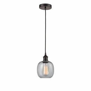 Belfast - 1 Light Cord Hung Mini Pendant In Industrial Style-9.75 Inches Tall and 6 Inches Wide - 1 of 1