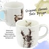 Royal Worcester Wrendale Designs 14 oz Mug, Because I'm Worth It with Llama Illustration - Floral Animal - Microwave, Dishwasher Safe, Fine Bone China - 3 of 4