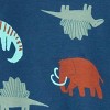 Carter's Just One You® Baby Boys' Dino Footed Pajama - Blue - image 3 of 3