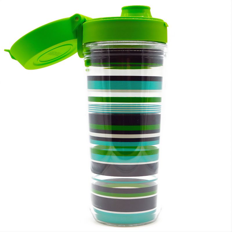 Thermos 18 oz. Insulated Double Wall Hydration Bottle - Navy Stripes Deco, 2 of 3