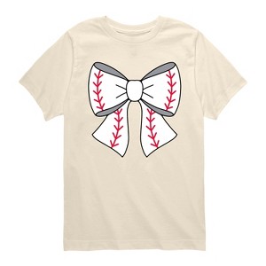 Boys' - Instant Message - Baseball Bow Short Sleeve Graphic T-Shirt - 1 of 4