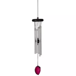 Woodstock Chimes Signature Collection, Woodstock Agate Chime, Red 18'' Wind Chime WAGR