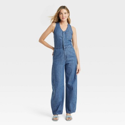 Target universal thread denim jumpsuit on sale