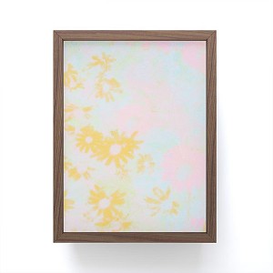 SunshineCanteen gentle flowers Framed Mini Art Print 4" (H) x 3" (W) x 1" (D) - Society6 - 1 of 3