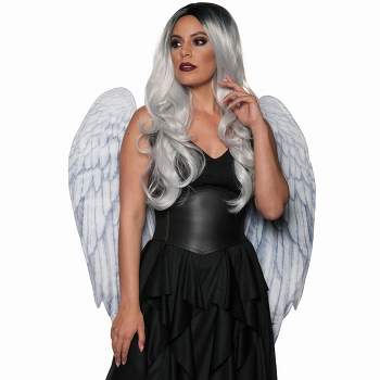 Underwraps Angel Non-Feather Screen Printed Wings Adult Costume Accessory