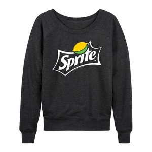 Women's - Coca-Cola - Sprite Costume Lightweight French Terry Wide Neck Long Sleeve Shirt - 1 of 4