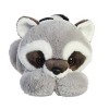 Aurora Medium Roy Raccoon Flopsie Adorable Stuffed Animal Gray 12" - 4 of 4