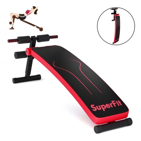 Superfit Folding Weight Bench Adjustable Sit-up Board Workout Slant ...