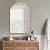 Dovelina Metal Frame Arch Mirror Bathroom Vanity Mirror Set of 2 - 4 of 4