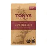 Tony's Coffee Espresso Noir Dark Roast Whole Bean Coffee - 12oz