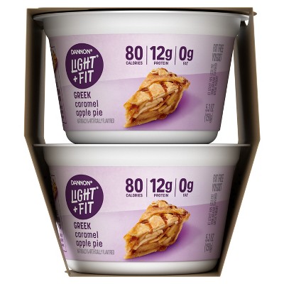 Light + Fit Apple Cinnamon Greek Yogurt - 12g Protein 21.2oz/4ct