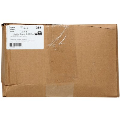 Bulk EB Cashews 320 Raw - 25 lbs