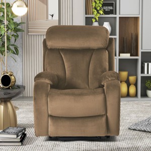 Electric Lift And Recline Chairs,Power Lift Chairs For Seniors,Recliner Armchair For Elderly,Remote Control Recliner Sofa-Cuddlewood - 1 of 4