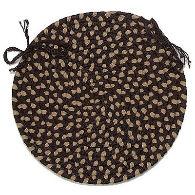 Colonial Mills Brook Farm Chair Pad, Natural Earth, Set of 4
