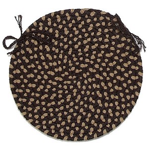 Colonial Mills Brook Farm Machine Washable Round Chair Pads Natural Earth 15"x15" Single - 1 of 1