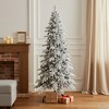 HomeRoots 7.5' Full Flocked Fir Christmas Tree With Decorations - 2 of 4