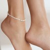 Ross-Simons 3-3.5mm Cultured Semi-Baroque Pearl and 2.80 ct. t.w. Multi-Gemstone Anklet in 18kt Gold Over Sterling Size 9 - 2 of 4