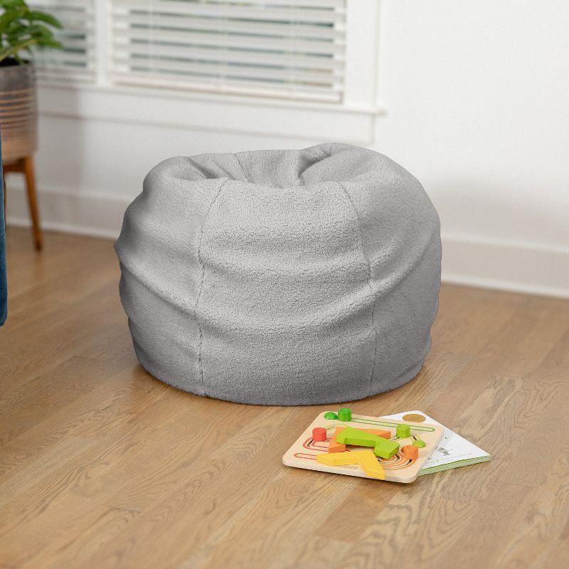 Flash Furniture Small Bean Bag Chair for Kids and Teens, 2 of 10
