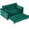 PAGED Double Sofa Comfortable Deep Seat Sofa Bed Modern Couch with Wood Panel Support for Living Room, Home Office - 4 of 4