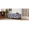 Airsurfer Large Floral Print Ottoman Floral Storage Living Room Ottoman Seating Solution for Living Room Relaxation - 4 of 4
