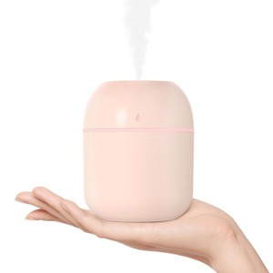 Portable Mini Humidifier 220ml, USB Cool Mist Small Desk Humidifier for Bedroom, Office, Travel & Home - 1 of 4