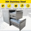 Garvee  Outdoor Kitchen Drawers, Stainless Steel Access BBQ Drawers with Flush Mount Handle - 3 of 4