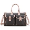 MKF Collection Genevieve Color Block Vegan Leather Women’s Duffle Bag by Mia K - 2 of 4