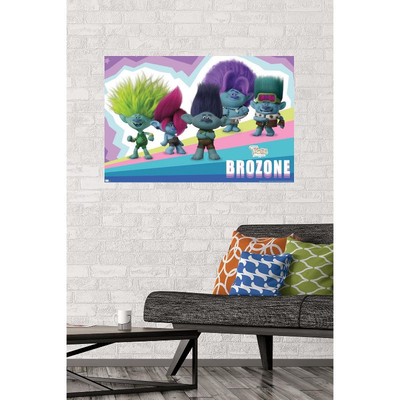 Trends International Trolls: Band Together - Brozone Unframed Wall Poster Prints, 2 of 7