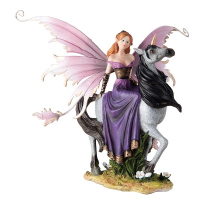 Gallerie II Fairy On Unicorn Figurine