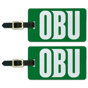 Oklahoma Baptist University Primary Logo Luggage ID Tags Suitcase CarryOn Cards  Set of 2 - 1 of 4