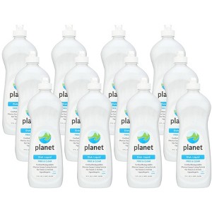Planet Dish Liquid Free and Clear - Case of 12/19 fz - 1 of 4