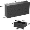 9 Drawer Dresser, 63'' Wooden Large Dresser with Power Outlet Wide Drawer - 2 of 4