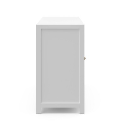White GREENGUARD Certified 3-Drawer Combo Nursery Dresser