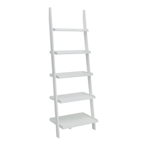 White ladder shelf store target