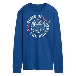 Men's - Teenage Mutant Ninja Turtles - Born Raised USA Long Sleeve Graphic T-Shirt - 1 of 4