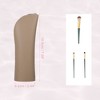 Unique Bargains Portable Stand-Up Silicone Travel Makeup Brush Bag 1 Pc - 4 of 4