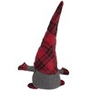 Northlight Plaid Plush Gnome Christmas Figure - 13" - Red and Black - 4 of 4